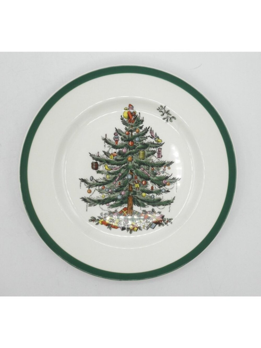 Christmas Tree by Spode 7-3/4 Inch Salad Plates Set of 4 Pattern: SP CHT England - Picture 3 of 6